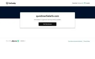 Quest Martial Arts of Spring Valley website