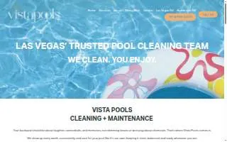 Vista Pools LLC website