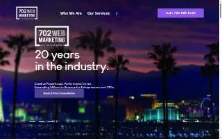 702 Web Marketing website