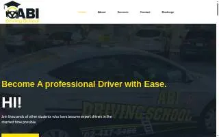 Abi Driving school website