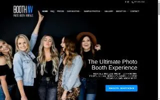 BoothNV Photo Booth Rentals of Summerlin South website