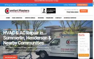 Comfort Masters Company website