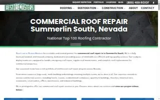Commercial Roofing Replacement Las Vegas website