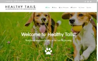 Healthy Tails LV website
