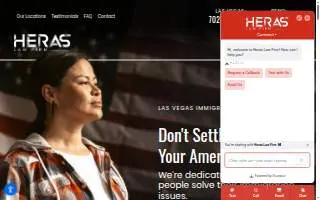 Heras Law Firm of Summerlin South website