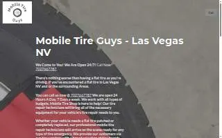 Las Vegas Mobile Tire Shop website