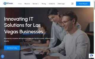 Tech-Titans website