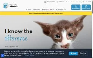 Vegas Valley Pet Hospital of Summerlin South website