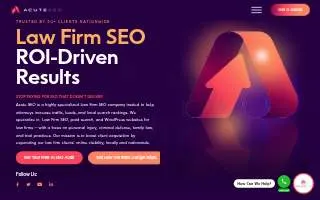 Acute SEO & Web Design website