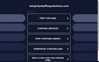 Integrity Staffing Solutions of Sun Valley website