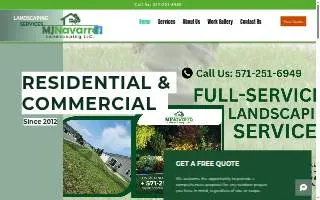 Navarro Landscaping website