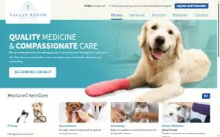 Valley Ranch Animal Hospital of Henderson website