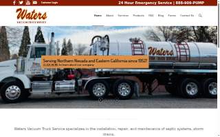 Waters Vacuum Truck Service of Sparks