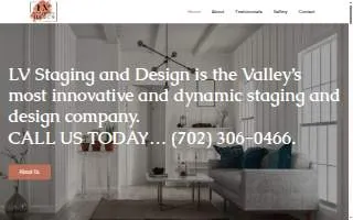 LV Staging and Design of Las Vegas website