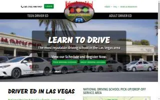 National Driving School, LLC of Sunrise Manor website