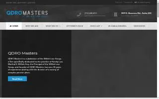 QDRO Masters website