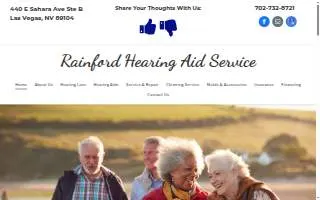 Rainford Hearing Aid Service website