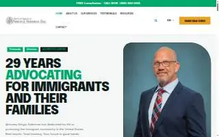 Siderman Law Abogados de Inmigracion website