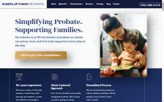 Simplifying Probate Attorneys - Las Vegas of Sunrise Manor website