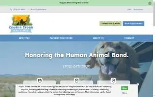 Cactus Creek Animal Hospital website