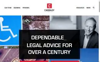 Cassady Law Offices, P.C. of Whitney website