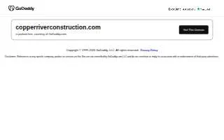 Copper Creek Construction of Whitney website