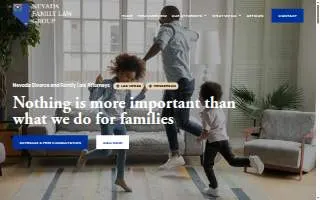 Nevada Family Law Group of Whitney website