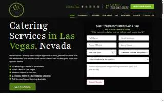Renaissance Catering of Whitney website
