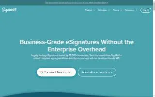 Signature Insurance Agency website