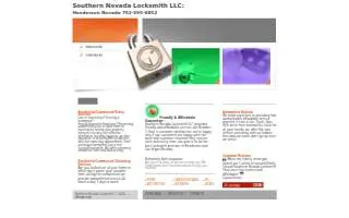 Southern Nevada Locksmith LLC of Whitney website