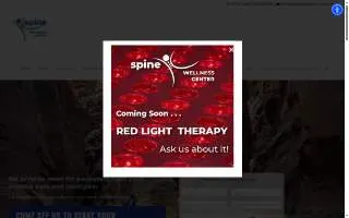 Spine Wellness Center of Whitney website