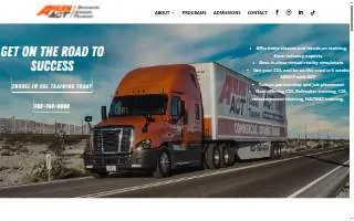 Ahern ACT- Advanced Career Training website