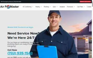 Air Pro Master Air Conditioning Repair & Installation of Winchester website