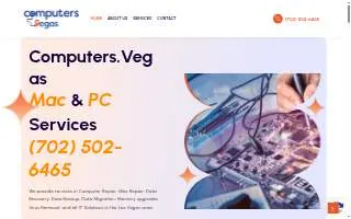 Computer Repair Las Vegas website