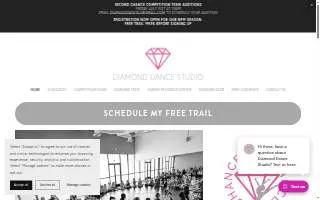 Diamond Dance Studio of Winchester website