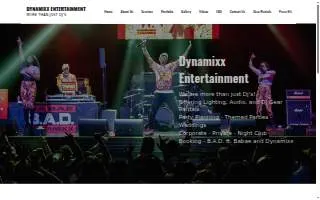 Dynamixx Entertainment/DJ Dynamixx of Winchester website