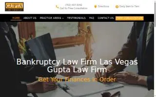 Gupta Law Firm of Winchester website