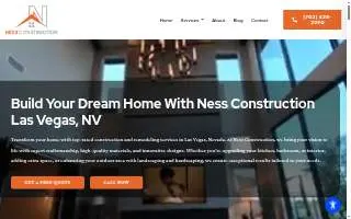 Ness Construction of Winchester website