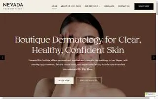 Nevada Skin Institute website