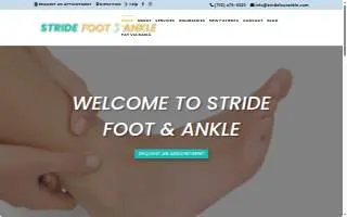 Stride Foot & Ankle - Dr. Wassel website