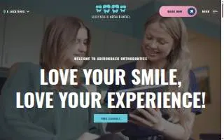 Adirondack Orthodontics of Albany website