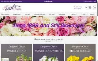 Danker Florist website