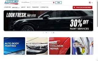 Maaco Auto Body Shop & Painting of Albany website