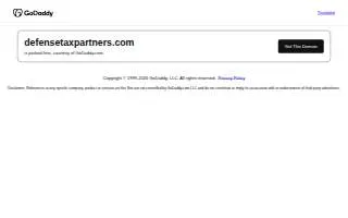 Defense Tax Partners - Tax Attorneys of Amherst website