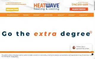 Heatwave Heating & Cooling website