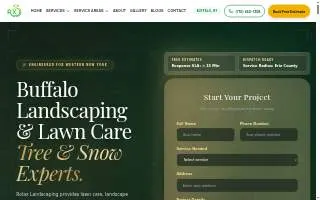 Rolax Landscaping and Tree Services website