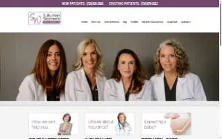 Suburban Women's Healthcare PC of Amherst website