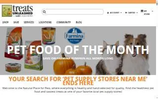 Treats Unleashed Inc website