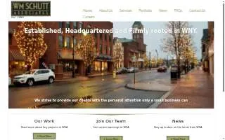 Wm. Schutt & Associates, P.C. of West Seneca website