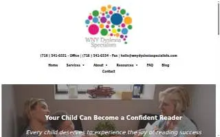 WNY Dyslexia Specialists website